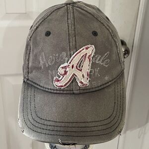 Aeropostale Y2K Style Hat L/XL Gray